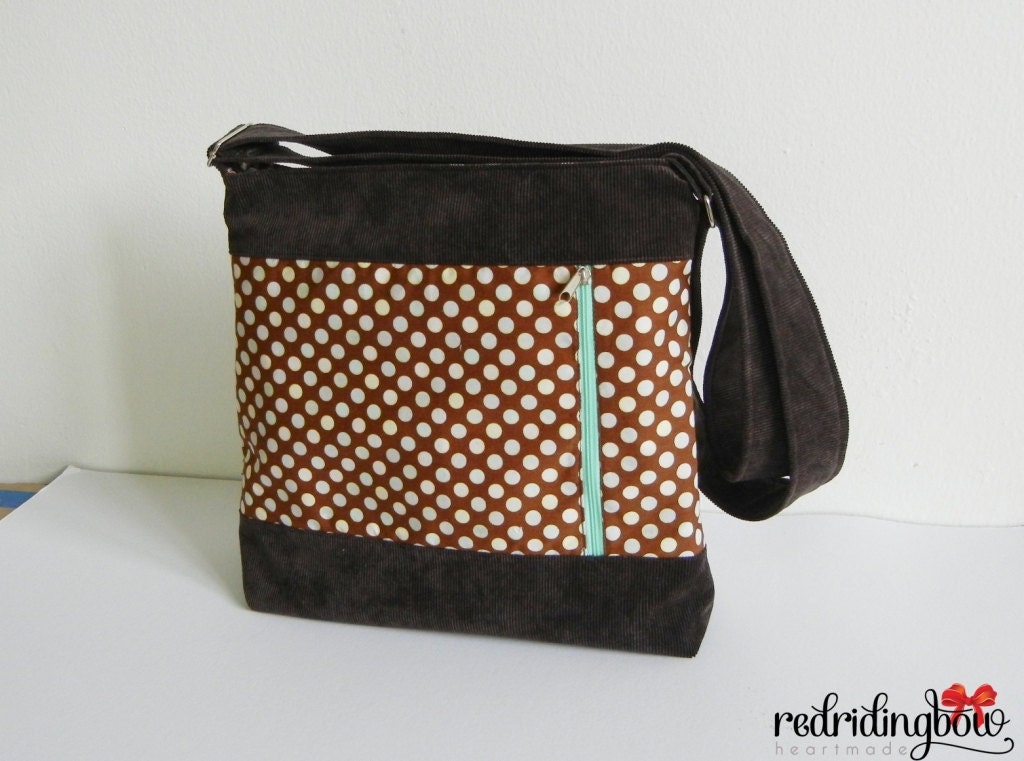 NYLA in Dark Brown  -The Messenger Bag (Ready To Ship)