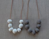 Porcelain Pebble Necklace