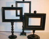 3 Beetle Black Candel Stick Picture Frames
