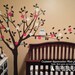 Baby Nursery Wall Stickers, Owl Tree Decal, Wall Decals