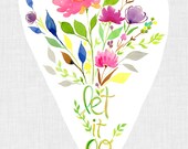 8x10 Print Let it Go