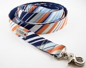 Nautical Stripes Dog Leash