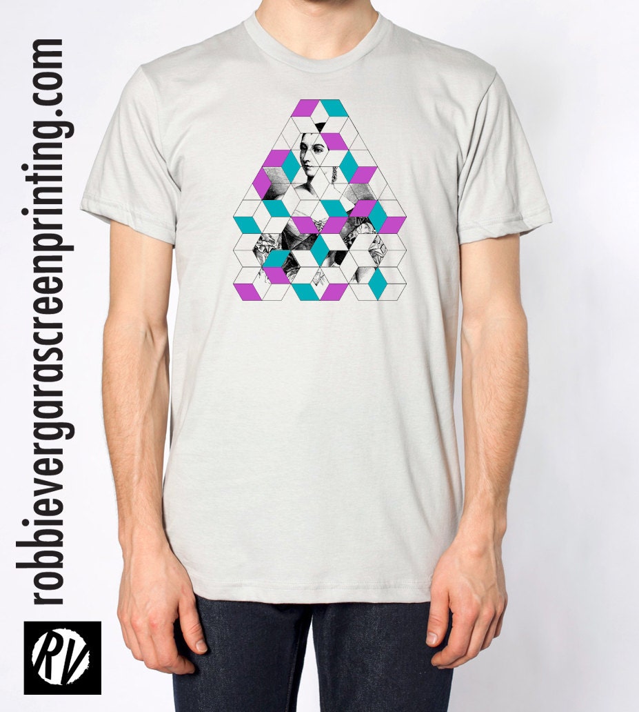 Victoria, Men's / Unisex Small, Medium, Large, X-Large New Silver T-shirt