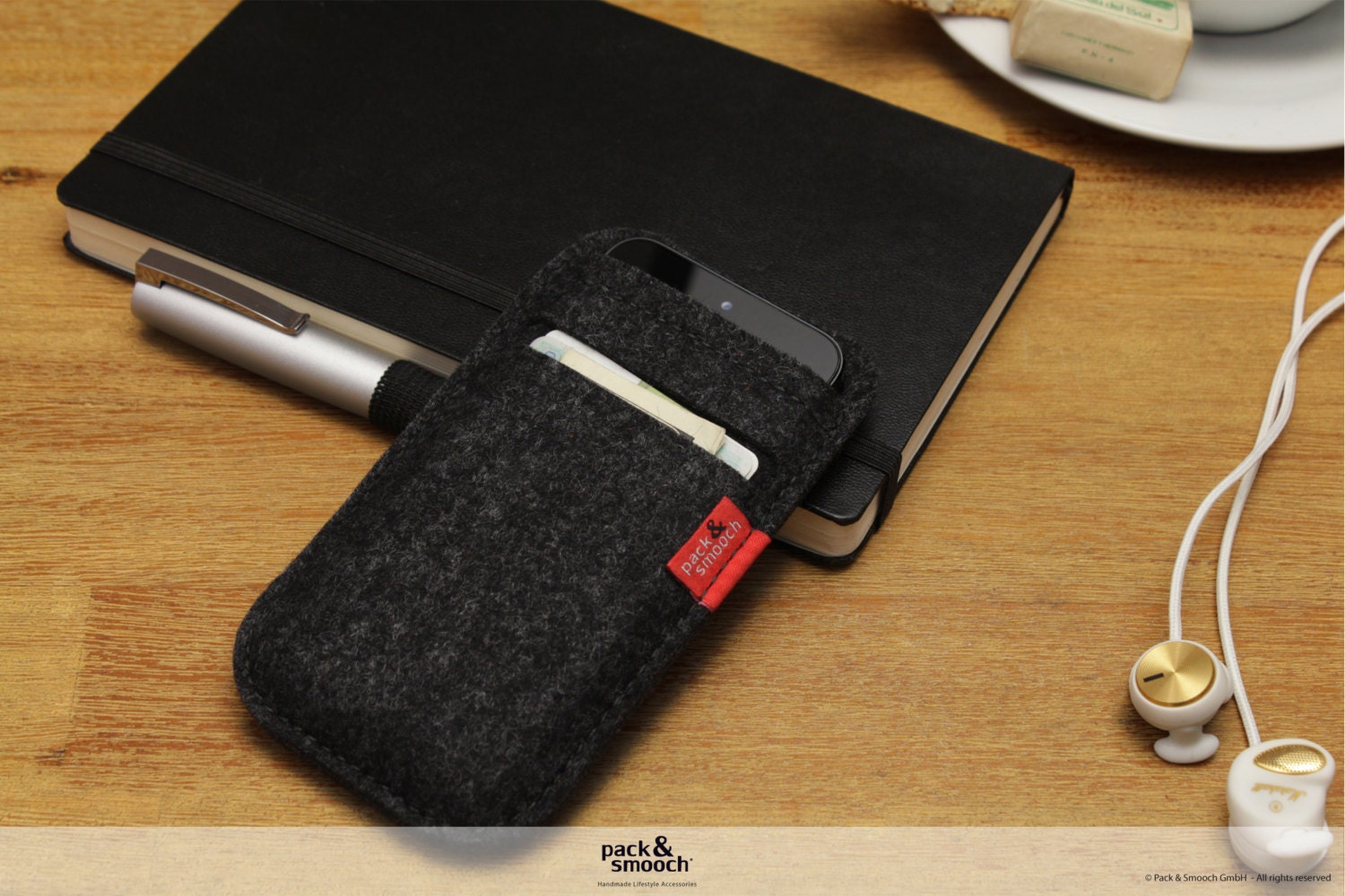 Pack & Smooch Iphone 4S/4/3GS/3G wallet case -SOAY- SO-4-A