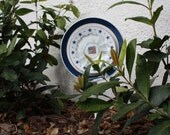Dish Art Garden Stake AMERICAN FLAG