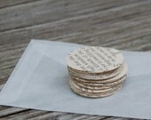 Antique book confetti, 100 pieces