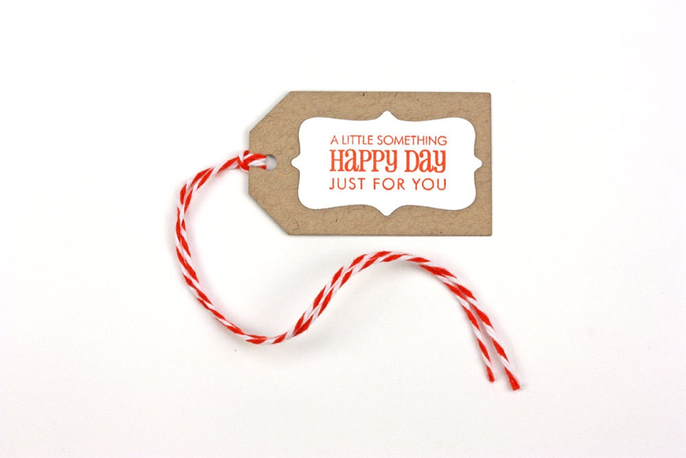 Mini Tags - Happy Day - Set of 8