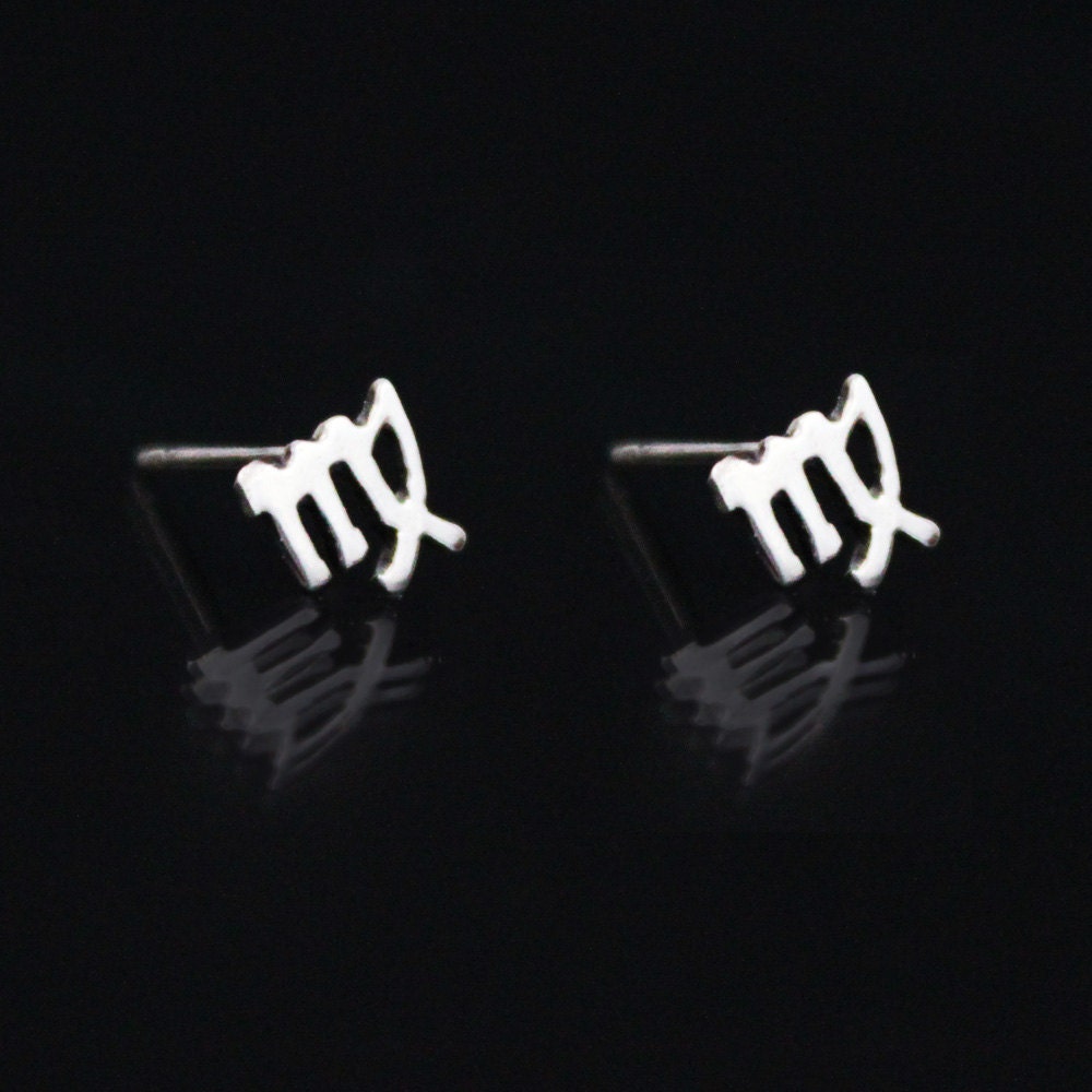 Virgo Zodiac Earrings - Stud Earrings