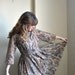 Large 60s Shirt Dress - Large Brown Paisley Day Dress - Brown Paisley Feminine Dress