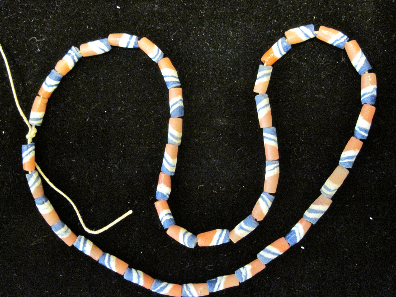 Krobo African Molded Recycled Powder Glass Beads