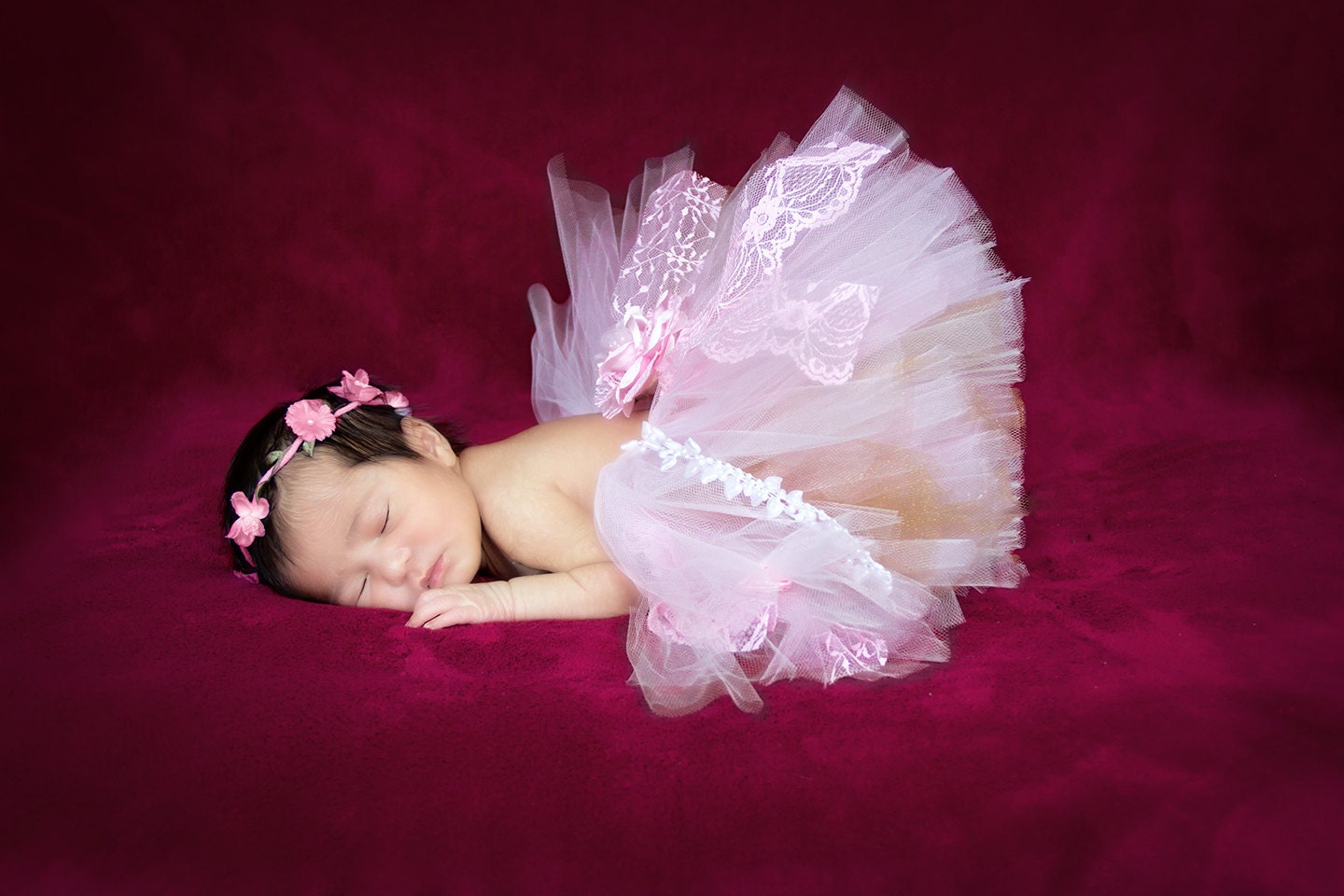 Vintage Tutu- Infant Tutu- Baby- Tutu- Newborn Tutu- Newborn Photo Prop- Tutus- Tutu Skirt- Available In Size 0-24 Months