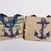 3 Eco-Friendly Semi Custom Tote Bags - Handmade from Recycled Coffee Sacks