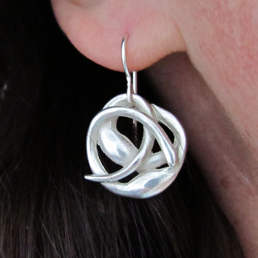 Seaweed Knot Earrings