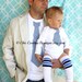 Baby Boy Set of Tie Shirts for Daddy and Son. Any Size Onesie and Any Size T-Shirt. New Dad, Baby Boy, Father's Day Gift