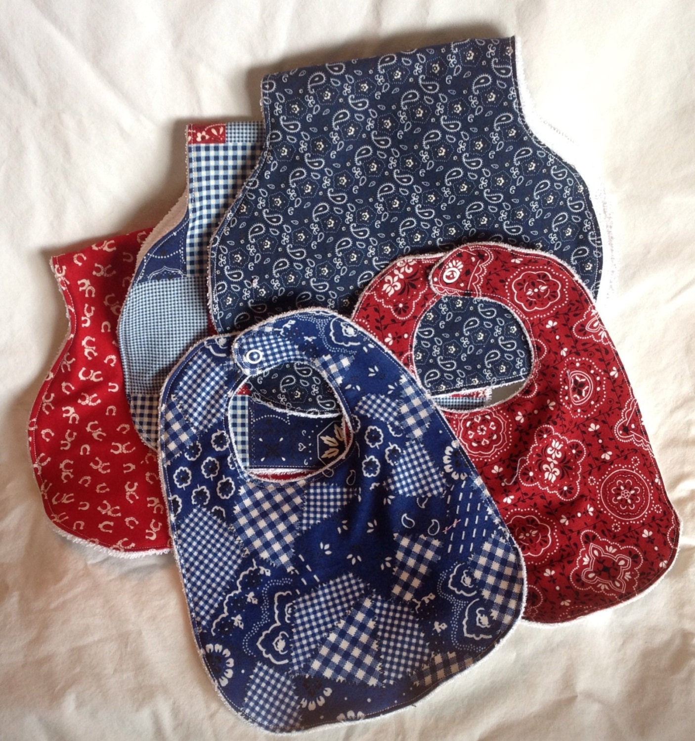 Lil Cowboy Bib and Burb cloth