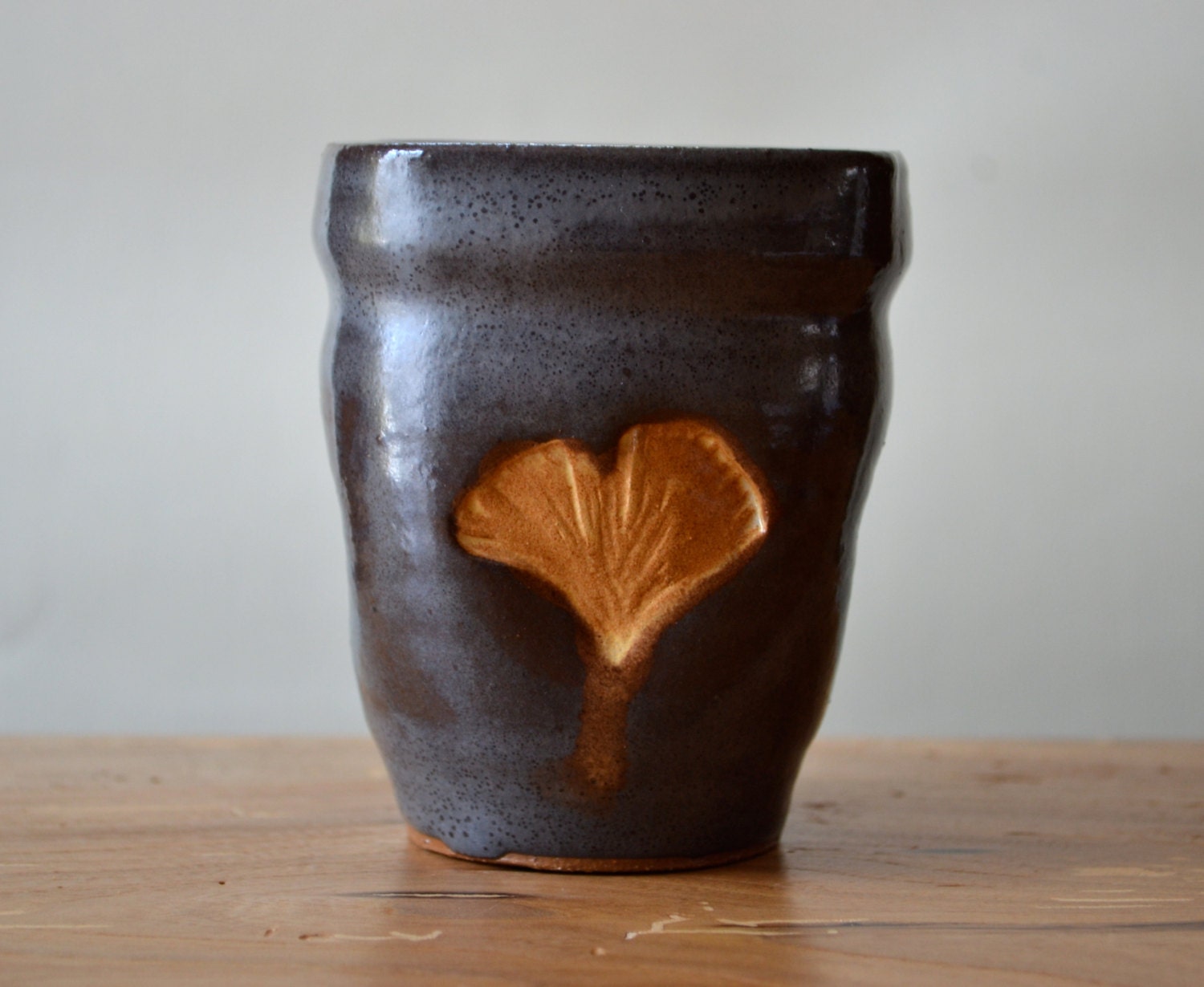 ginko stoneware cup
