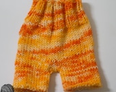 Newborn Shorts - READY TO SHIP - 100% wool - hand dyed shades of the sun - photo prop