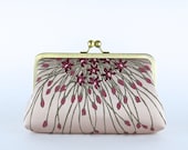 EllenVintage Opulence Pink Blush Silk Clutch, wedding clutch, wedding bag, bridesmaid clutch, Bridal clutch, Purse for wedding