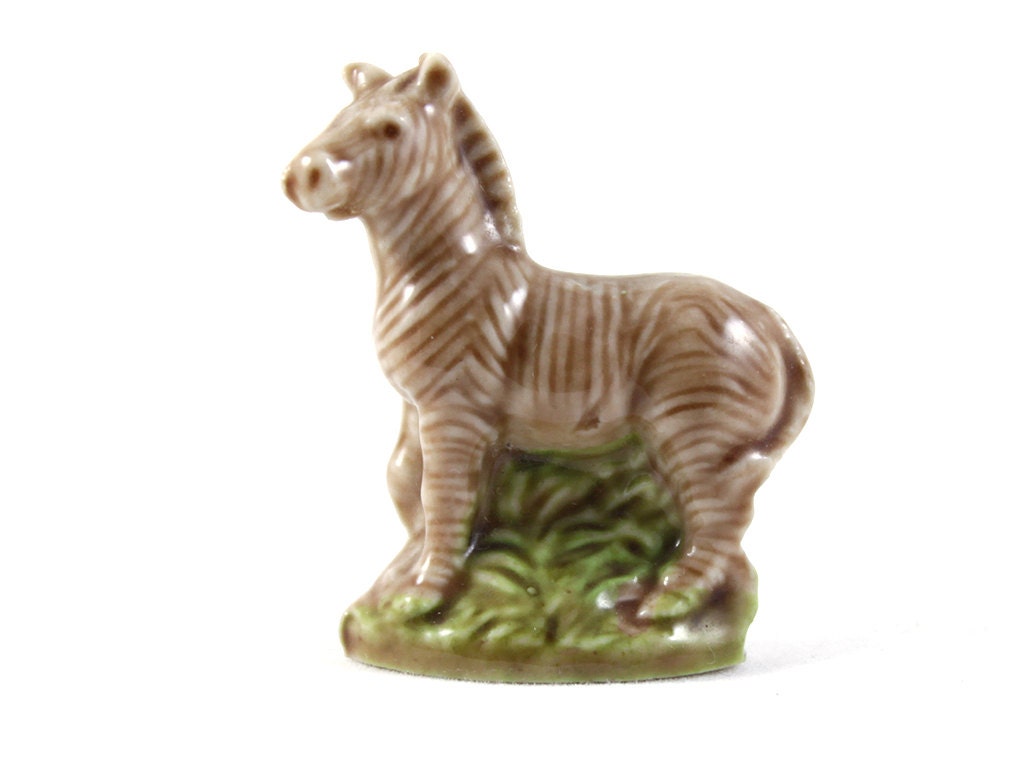 RESERVED Wade Whimsies - Zebra - Miniature Figurine 1970s