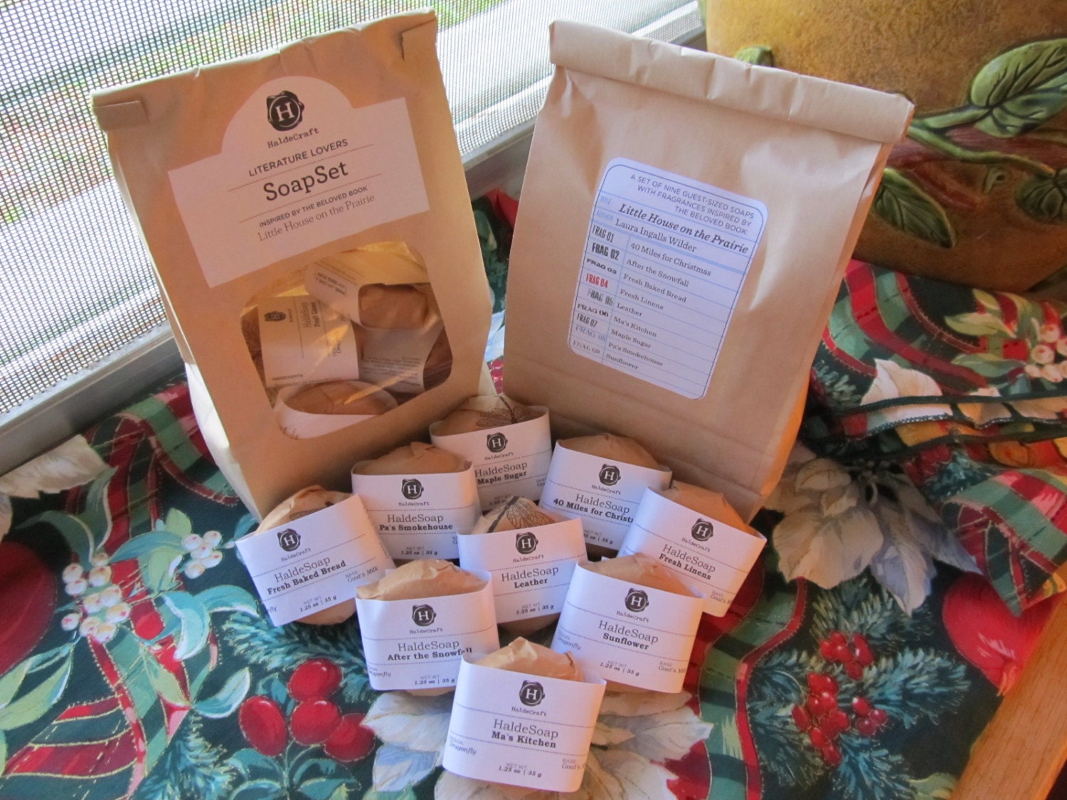 Little House on the Prairie Literary Soap Club Guest Sized Gift Set