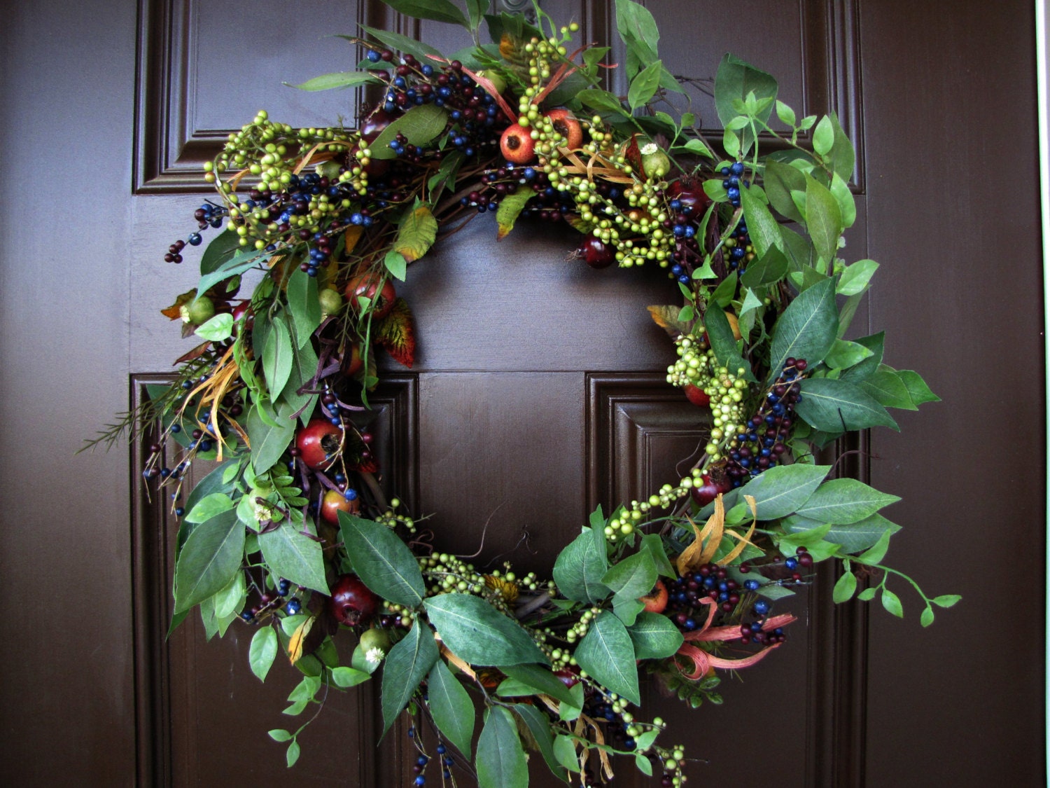 Year Round Pomegranate Wreath, Spring Wreath, Summer Wreath, Fall Wreath, Mother's Day Wreath
