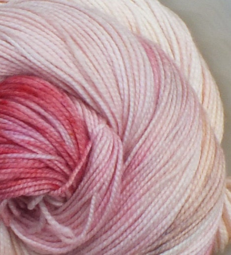 Raspberry Icre Cream Swizzle Twist MCN Sock 435 Yards