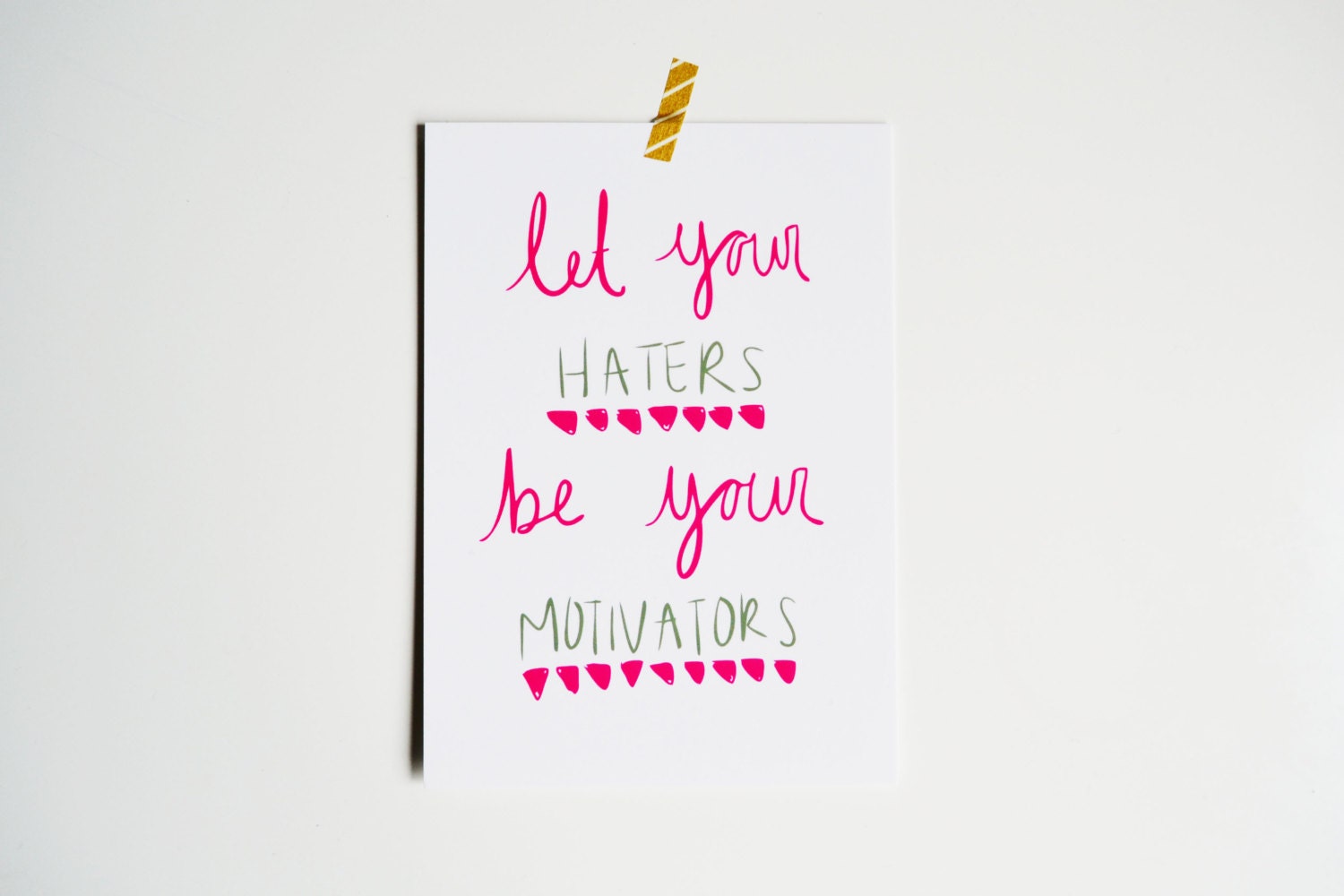 Haters Postcard Print