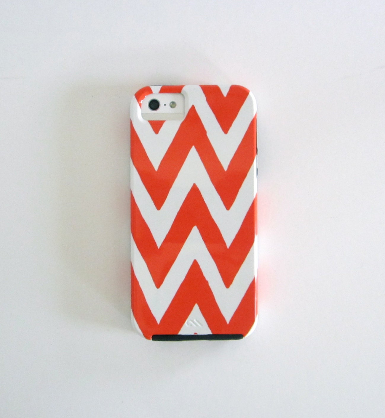 iPhone 4 case l modern case l Chevron l ORANGE IPhone 5 case Pattern Geometric Arrows Modern Tribal redtilestudio