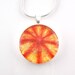Blood Orange Pendant - Real Fruit Jewelry - Fruit Jewelry - Vegan Jewelry