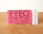 love notes: dark pink cards for lovers