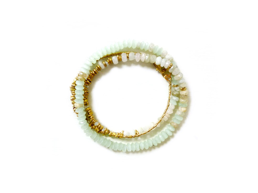 MOJITO wrap bracelet and necklace