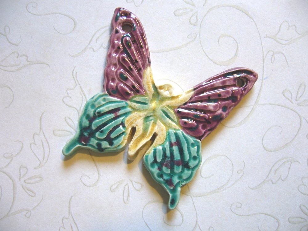 The Unusual - Fantasy Fairy Ceramic Pendant