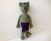 Crochet Hulk like Cat Amigurumi