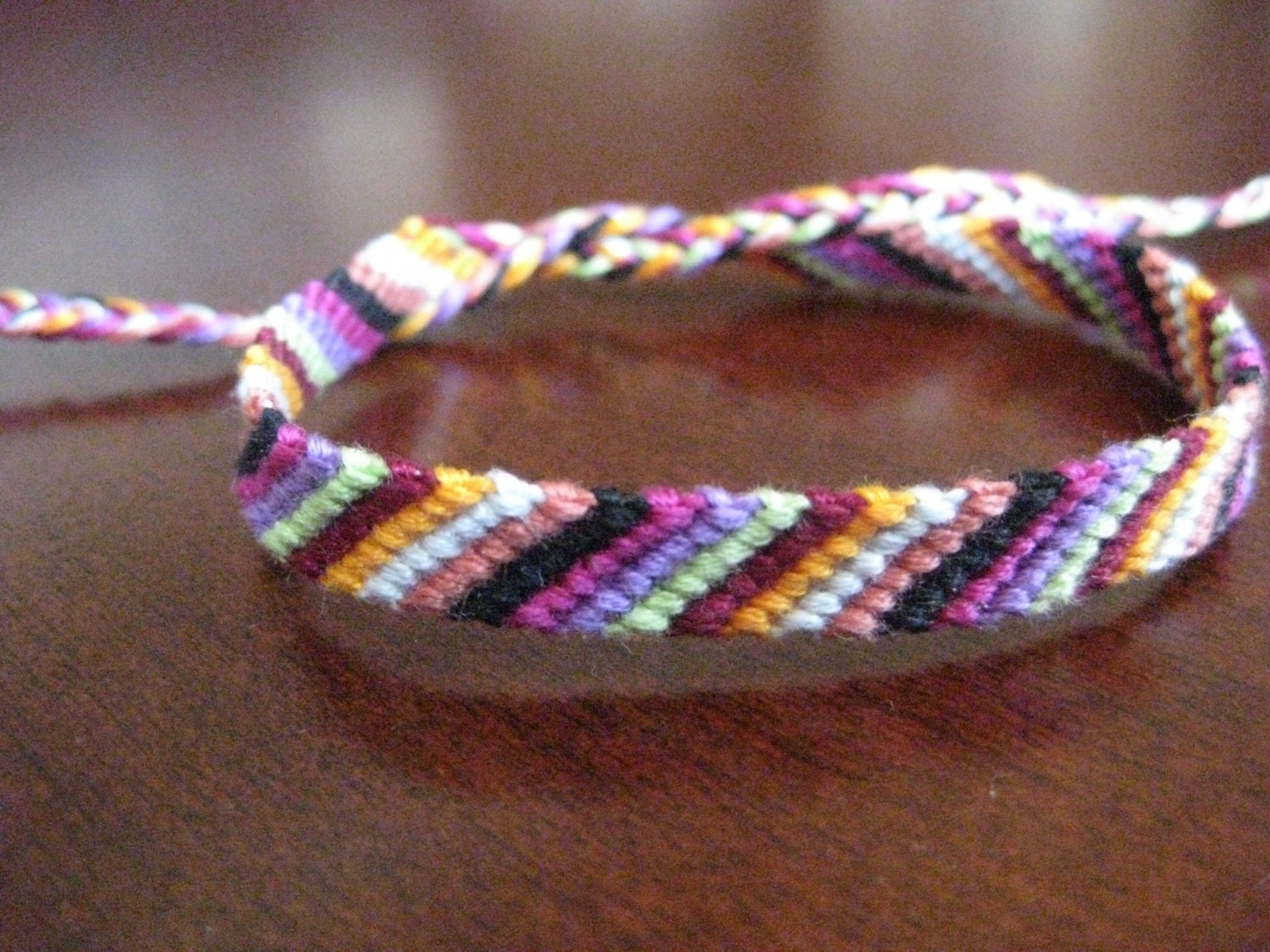 8 Color Bright Basic Strips Friendship Bracelet