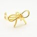 Ear Cuff Gold Bow Dainty Ear Wrap Earcuff