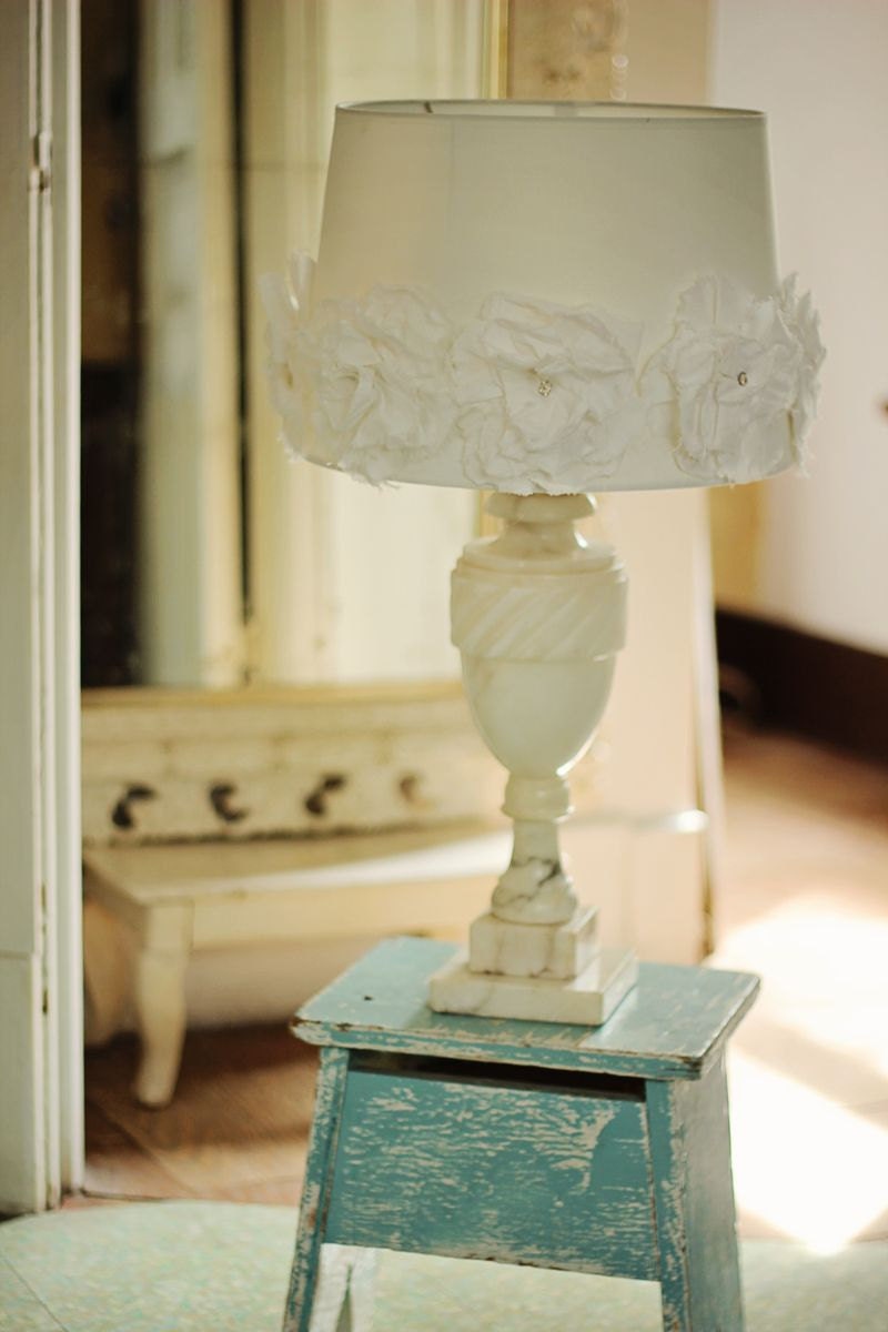 Fluffy Flower Lampshade Tutorial
