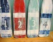 Oar Paddle Sign Numbers Letter Wall Art Nautical Beach House Lake Cottage Decor