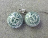 Stormy Seas Anchor Charm Pair