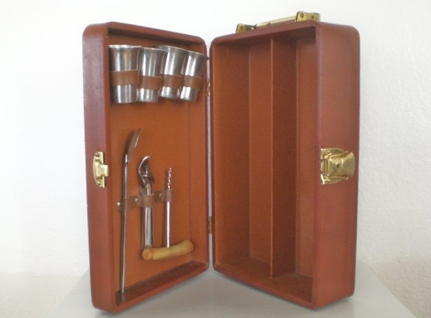 Vintage Traveling Bar Portable Picnic 1950s