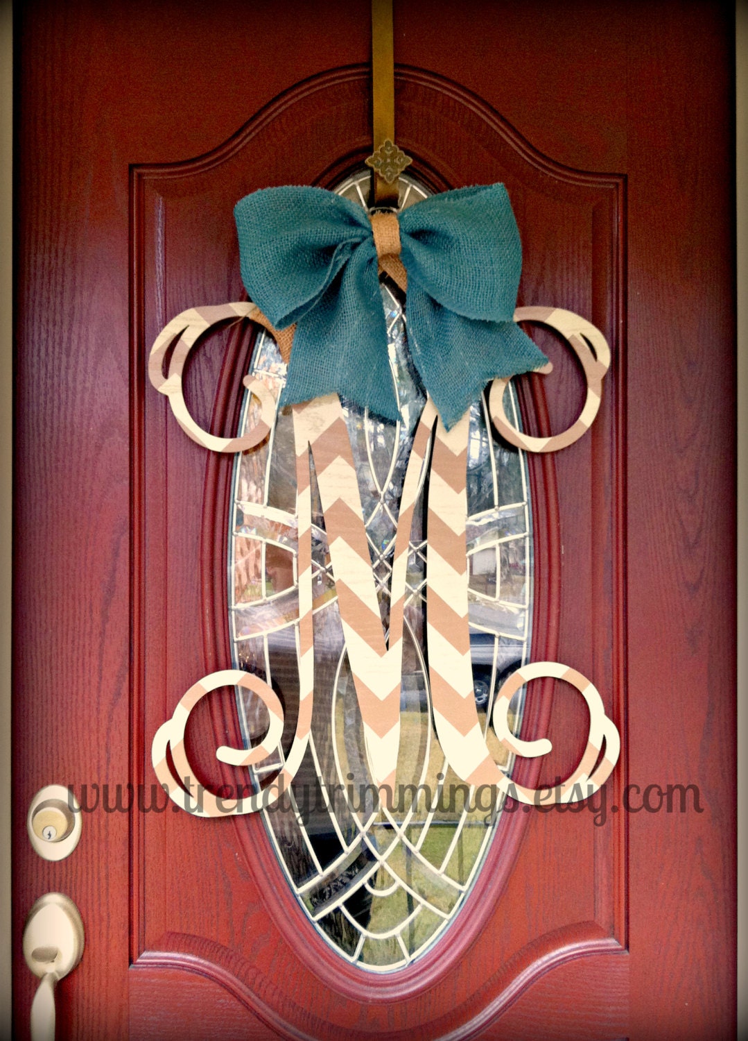 24" Wooden Monogram Letter