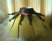 Sunflower Pixie Tutu - yellow, green, and brown