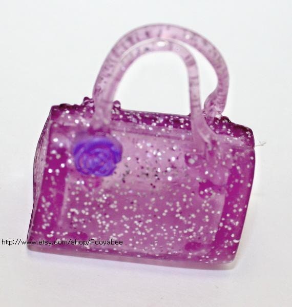 Doll Handbag Purple Glitter Purse Barbie Pullip Blythe Vintage Dolls ... Doll Handbag Purple Glitter Purse Barbie Pullip Blythe Vintage Dolls ...