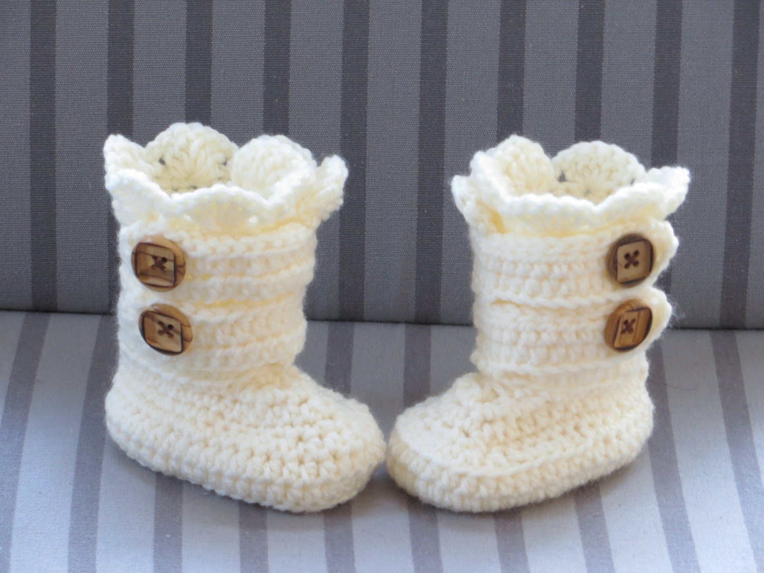 Crochet Boots Pattern, Crochet Booties Pattern, Baby Booties Pattern, Baby Boots Pattern, Classic Snow Boots