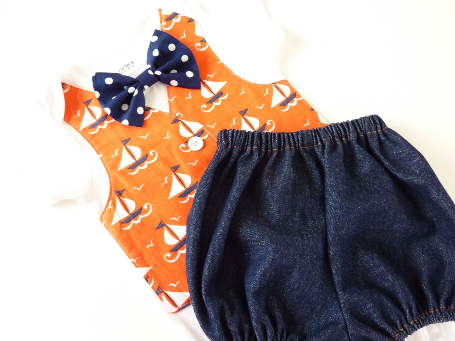 Sara Sweet and Small Denim Diaper Cover Add On