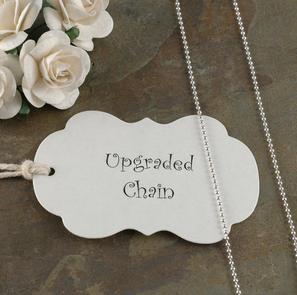 Upgrade - 24" Bead Chain - Paper Tag