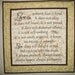 Scripture Wall Hanging or Table Topper fabric from Timeless Treasures and R. Kaufman Corinthians 13 3-7