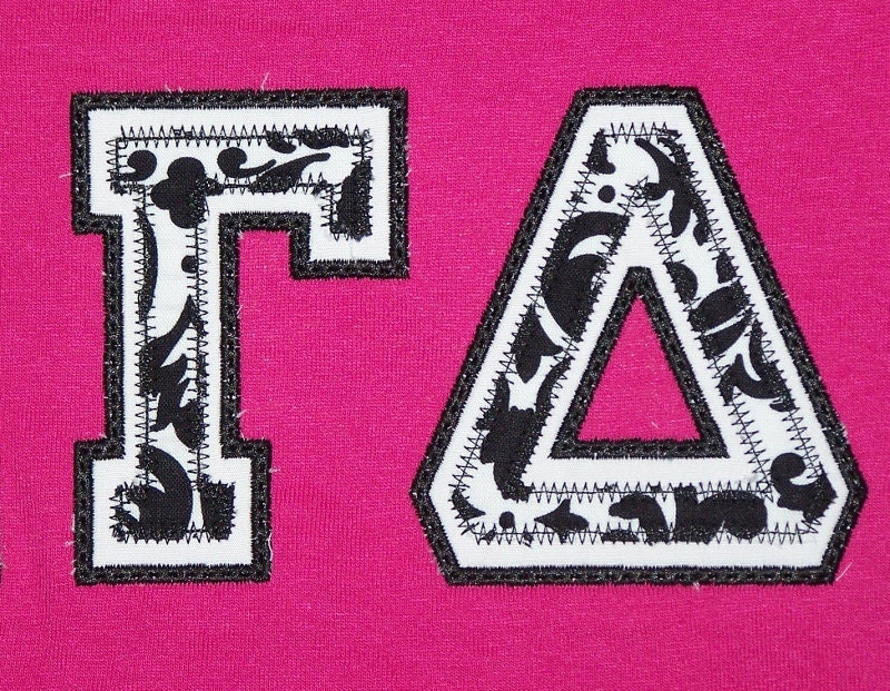 custom sorority letter shirts