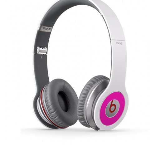 Beats Solo Hot Pink Headphone Cup Wraps