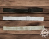 Interchangeable Headbands -- Black, White & Champagne -- Set of 3