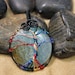 Tree of Life wire wrapped pendant with Blue Agate